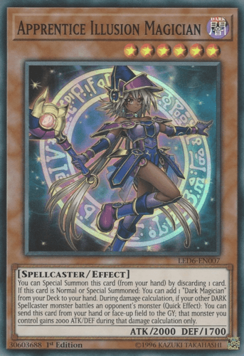 Apprentice Illusion Magician - LED6-EN007 Super Rare 1st Edition