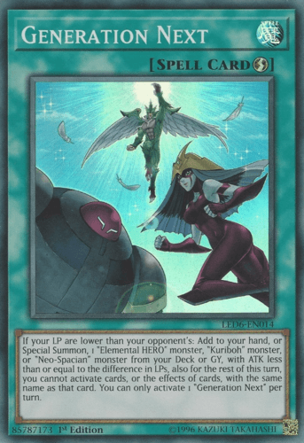 Generation Next - LED6-EN014 Super Rare Unlimited