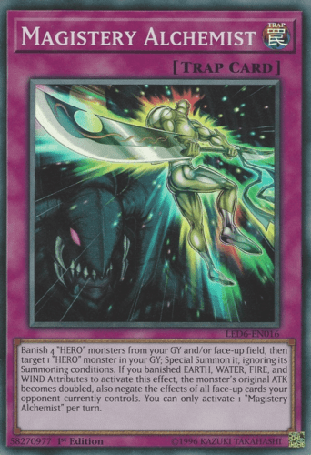 Magistery Alchemist - LED6-EN016 Super Rare Unlimited