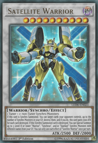 Satellite Warrior - LED6-EN023 Ultra Rare 1st Edition