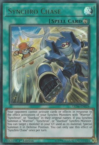 Synchro Chase - LED6-EN026 Ultra Rare 1st Edition