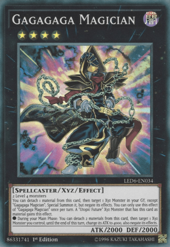 Gagagaga Magician - LED6-EN034 Super Rare 1st Edition