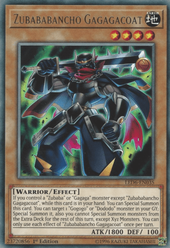 Zubababancho Gagagacoat - LED6-EN035 Rare 1st Edition