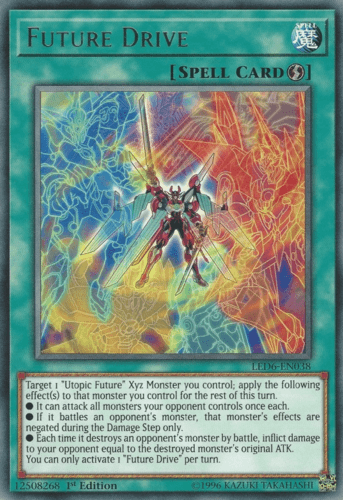 Future Drive - LED6-EN038 Rare 1st Edition