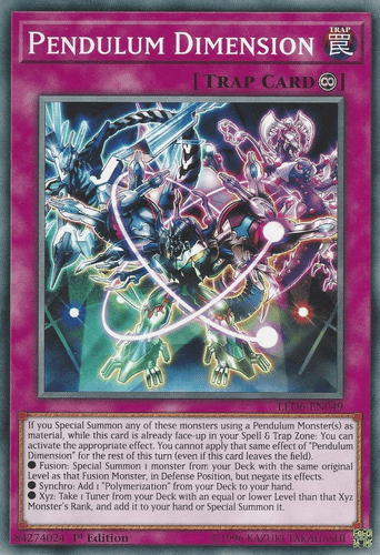 Pendulum Dimension - LED6-EN049 Common 1st Edition