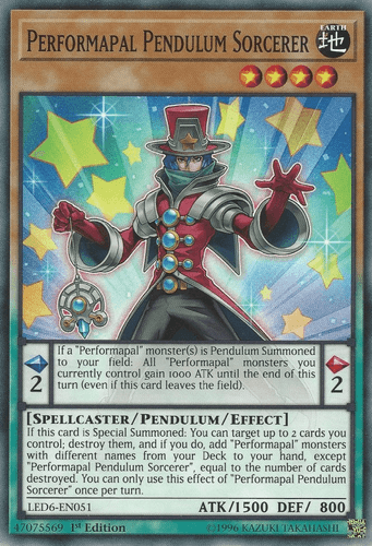 Performapal Pendulum Sorcerer - LED6-EN051 Common Unlimited