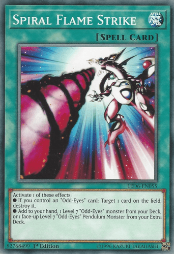 Spiral Flame Strike - LED6-EN055 Common 1st Edition