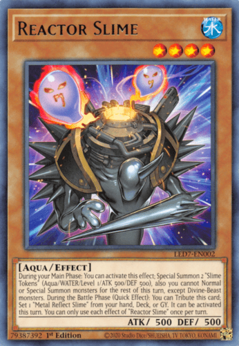 Reactor Slime - LED7-EN002 Rare 1st Edition
