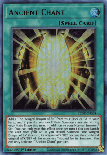 Ancient Chant - LED7-EN004 Ultra Rare Unlimited