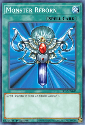 Monster Reborn - LED7-EN012 Common 1st Edition