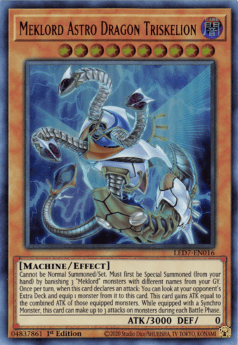 Meklord Astro Dragon Triskelion - LED7-EN016 Ultra Rare Unlimited