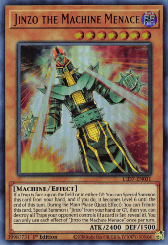 Jinzo the Machine Menace - LED7-EN031 Ultra Rare Unlimited