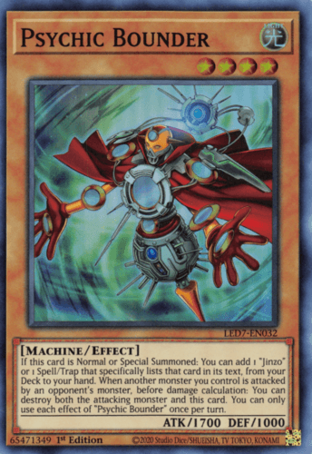 Psychic Bounder - LED7-EN032 Super Rare 1st Edition