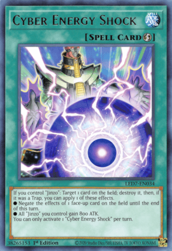 Cyber Energy Shock - LED7-EN034 Rare Unlimited