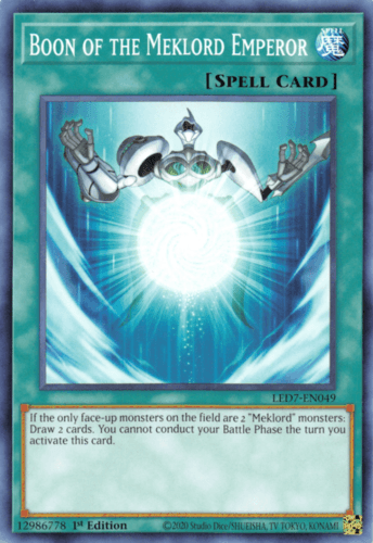 Boon of the Meklord Emperor - LED7-EN049 Common Unlimited