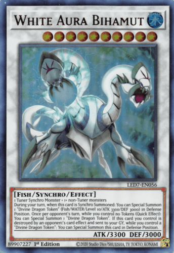 White Aura Bihamut - LED7-EN056 Ultra Rare Unlimited