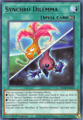 Synchro Dilemma - LED8-EN026 Rare 1st Edition
