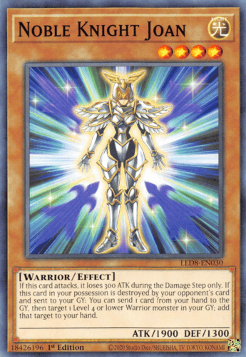 Noble Knight Joan - LED8-EN030 Common 1st Edition