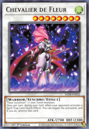 Chevalier de Fleur - LED8-EN032 Rare 1st Edition