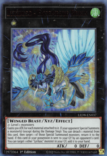 Lyrilusc - Ensemblue Robin - LED8-EN037 Ultra Rare 1st Edition