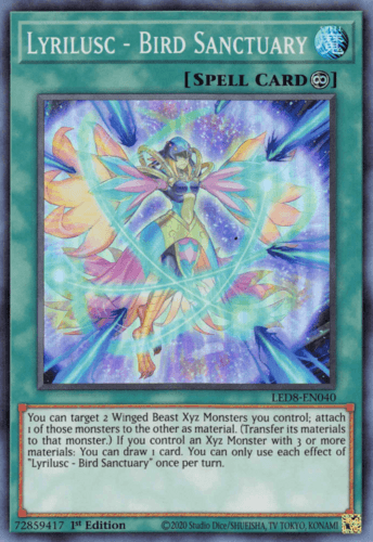 Lyrilusc - Bird Sanctuary - LED8-EN040 Super Rare 1st Edition