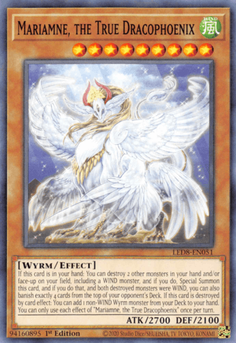 Mariamne, the True Dracophoenix - LED8-EN051 Common 1st Edition