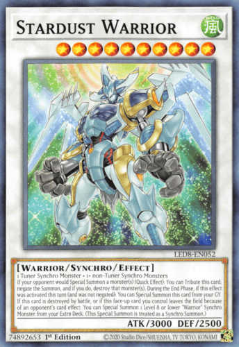 Stardust Warrior - LED8-EN052 Common 1st Edition