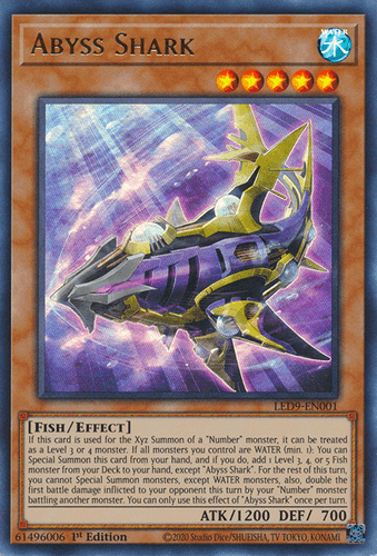 Abyss Shark - LED9-EN001 Ultra Rare 1st Edition