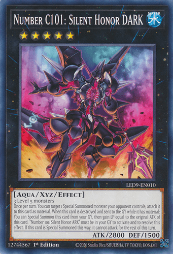 Number C101: Silent Honor DARK - LED9-EN010 Common 1st Edition