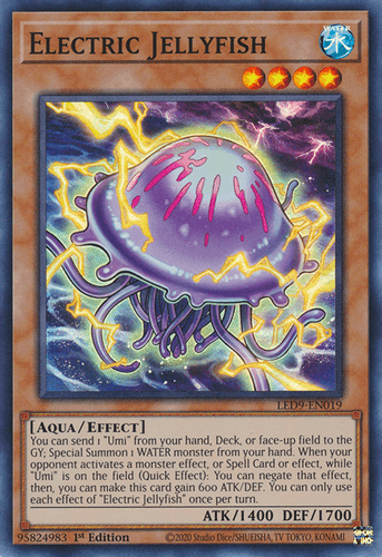 Electric Jellyfish - LED9-EN019 Super Rare 1st Edition