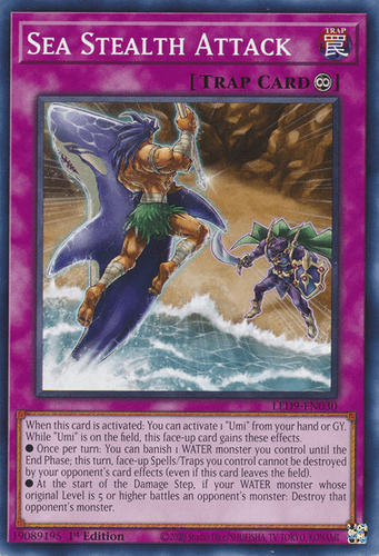 Sea Stealth Attack - LED9-EN030 Common 1st Edition