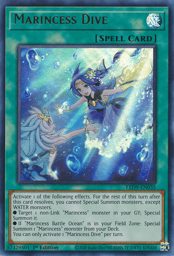 Marincess Dive - LED9-EN035 Ultra Rare 1st Edition