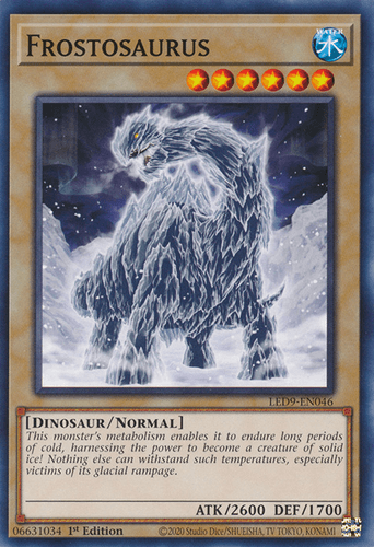 Frostosaurus - LED9-EN046 Common 1st Edition