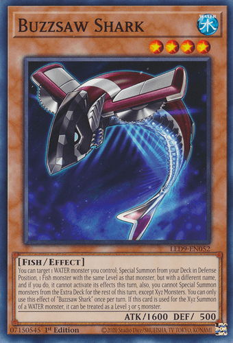Buzzsaw Shark - LED9-EN052 Common 1st Edition