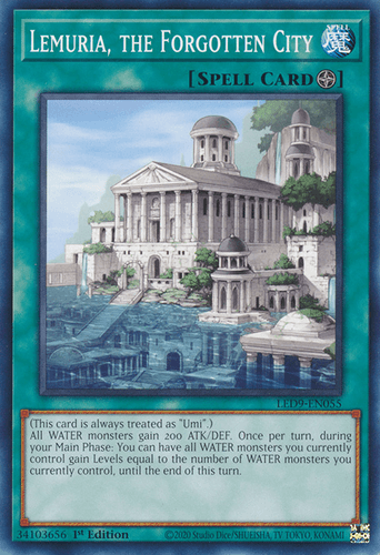 Lemuria, the Forgotten City - LED9-EN055 Common 1st Edition