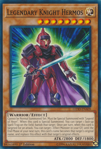 Legendary Knight Hermos - LEDD-ENA09 Common 1st Edition