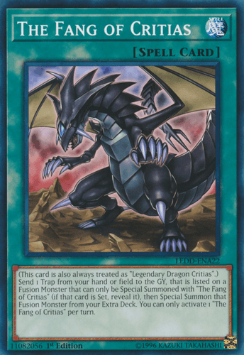 The Fang of Critias - LEDD-ENA22 Common 1st Edition