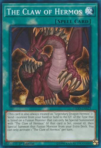 The Claw of Hermos - LEDD-ENA23 Common 1st Edition