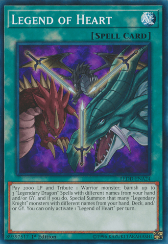 Legend of Heart - LEDD-ENA24 Common 1st Edition