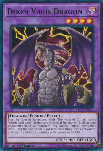 Doom Virus Dragon - LEDD-ENA37 Common 1st Edition