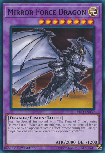 Mirror Force Dragon - LEDD-ENA39 Common 1st Edition