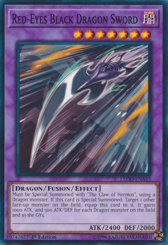 Red-Eyes Black Dragon Sword - LEDD-ENA43 Common 1st Edition