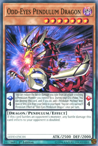 Odd-Eyes Pendulum Dragon - LEDD-ENC01 Common 1st Edition