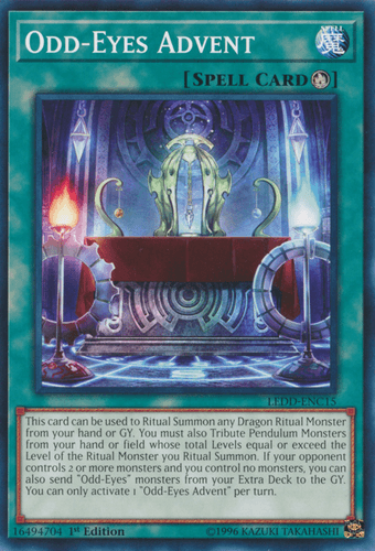 Odd-Eyes Advent - LEDD-ENC15 Common 1st Edition