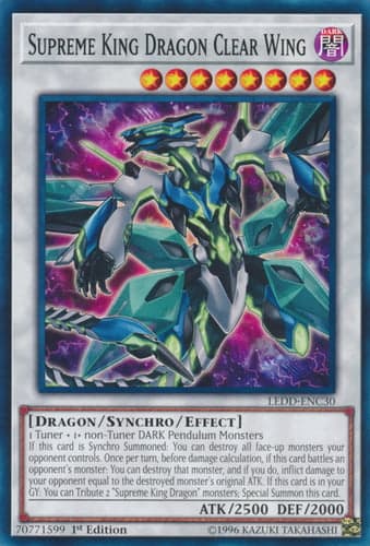 Supreme King Dragon Clear Wing - LEDD-ENC30 Common 1st Edition
