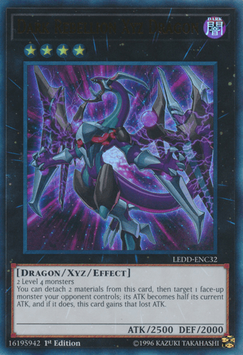 Dark Rebellion Xyz Dragon - LEDD-ENC32 Ultra Rare 1st Edition
