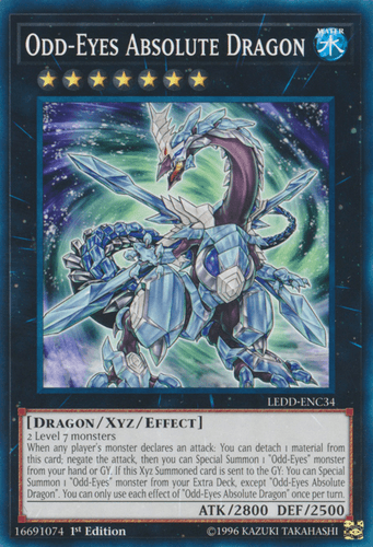 Odd-Eyes Absolute Dragon - LEDD-ENC34 Common 1st Edition