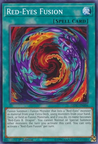 Red-Eyes Fusion - LEDU-EN006 Common 1st Edition