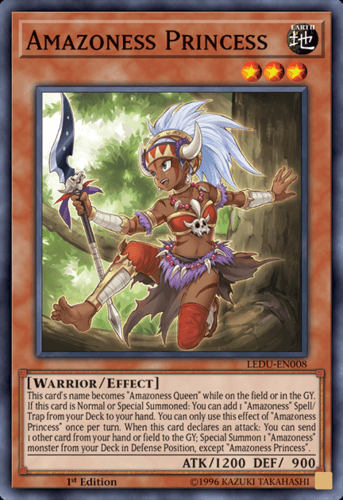 Amazoness Princess - LEDU-EN008 Super Rare 1st Edition