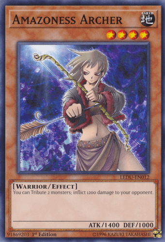 Amazoness Archer - LEDU-EN012 Common 1st Edition